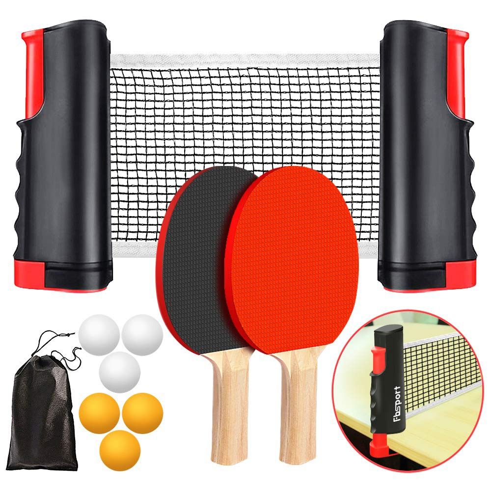 Table Tennis Match - Retractable Net Ping Pong Net Frame