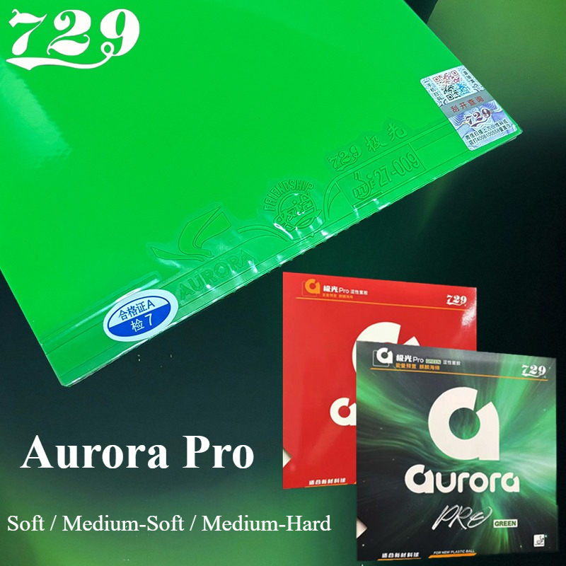 Table Tennis Grip - 729 Friendship Aurora Pro Green Table