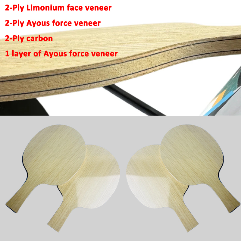 Table Tennis Blade with Limoni - đánh giá và giá Stiga Carbon Blade