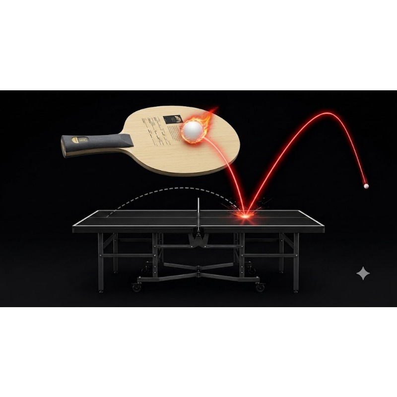 1pcs SANWEI T5000 Table Tennis - đánh giá và giá Stiga Carbon Blade