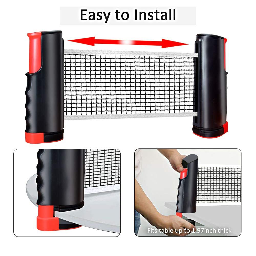 Retractable Net Ping Pong Net  - đánh giá và giá Table Tennis Match