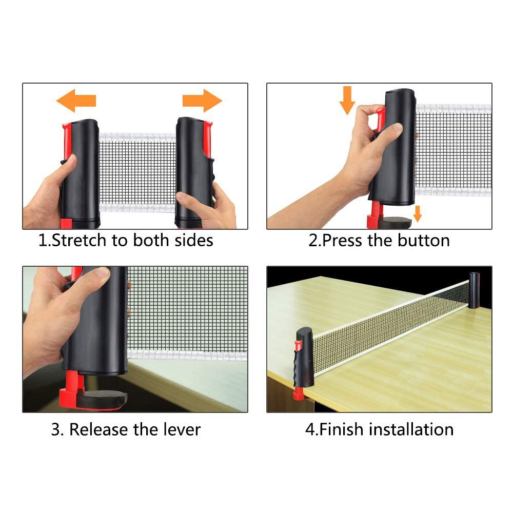 Retractable Net Ping Pong Net  - đánh giá và giá Table Tennis Match