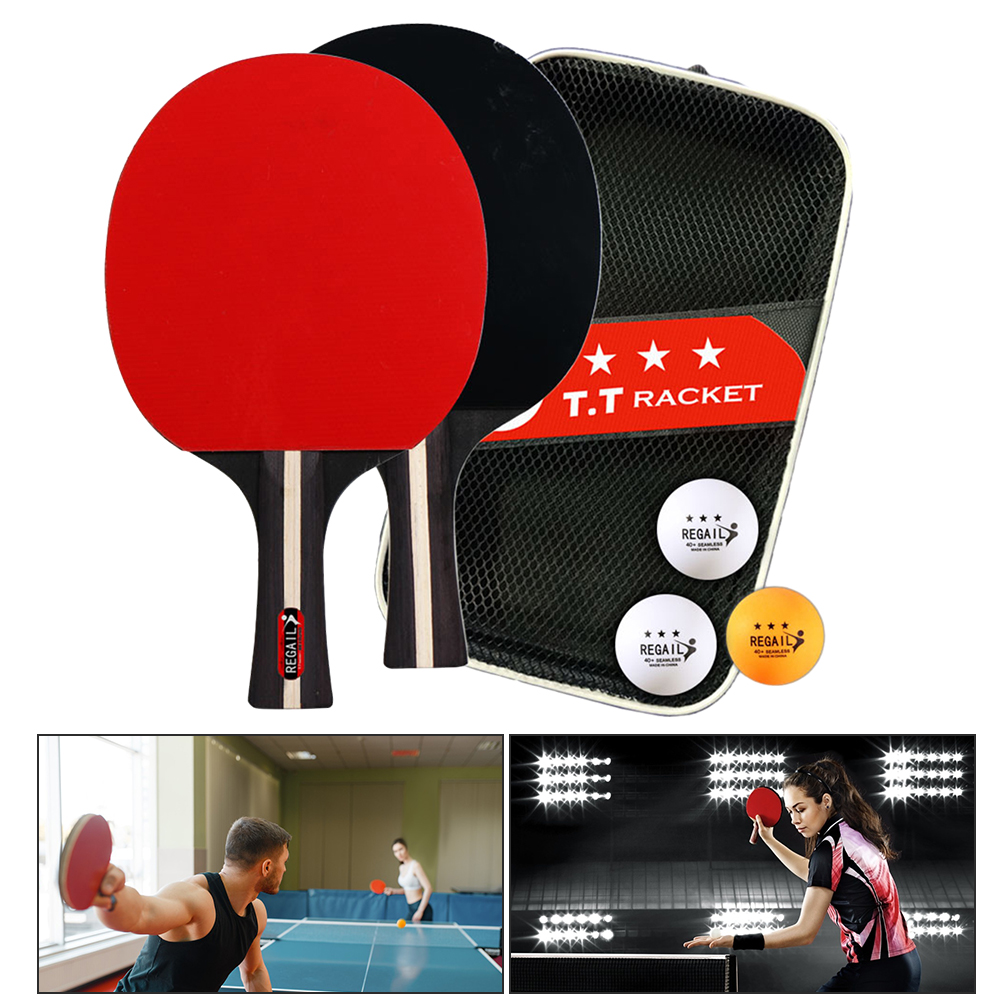 Table Tennis Racket 2 Rackets  - đánh giá và giá Table Tennis Match