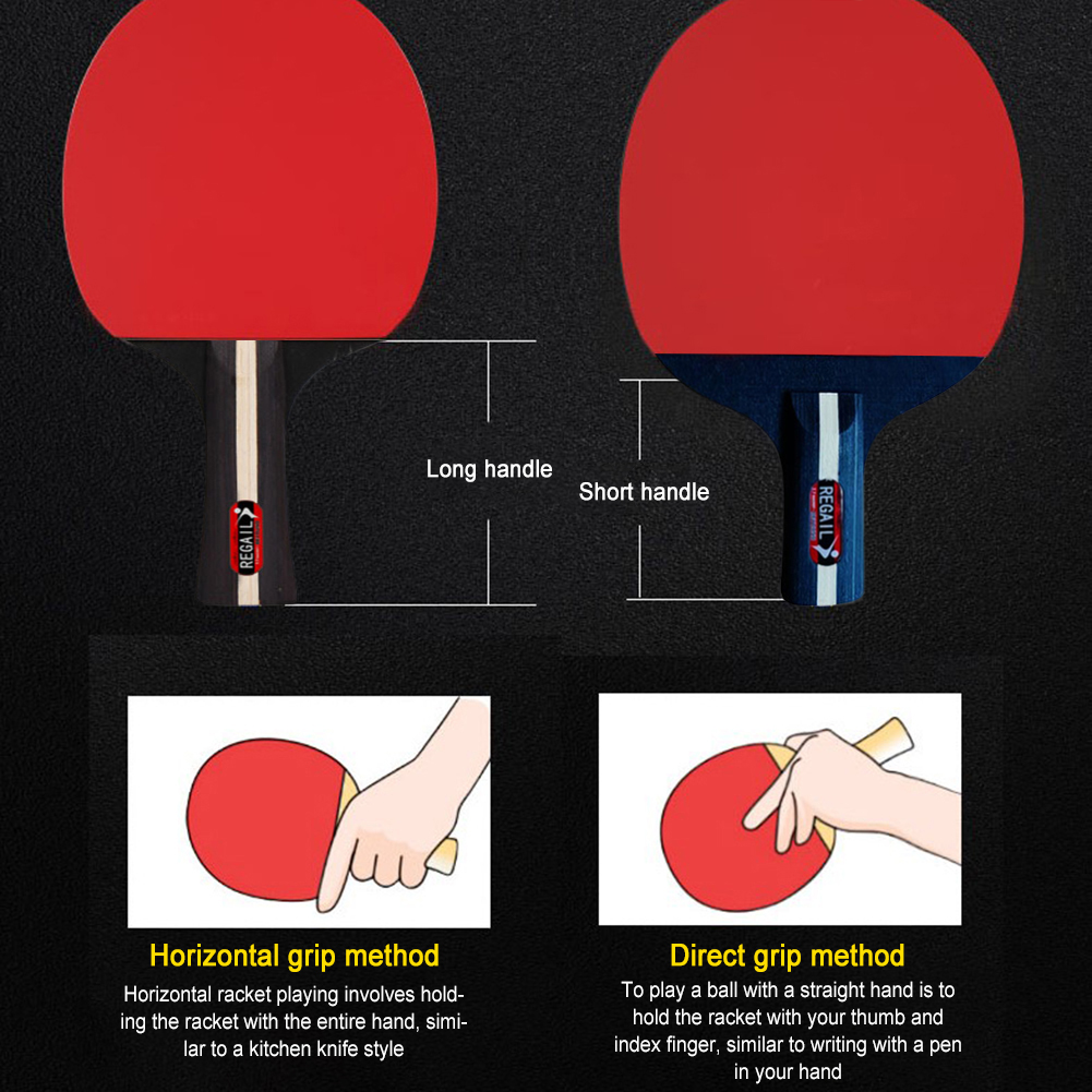 Table Tennis Racket 2 Rackets  - đánh giá và giá Table Tennis Match