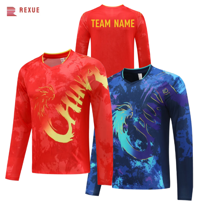 China Dragon Long Sleeve Table - đánh giá và giá Table Tennis Shirt